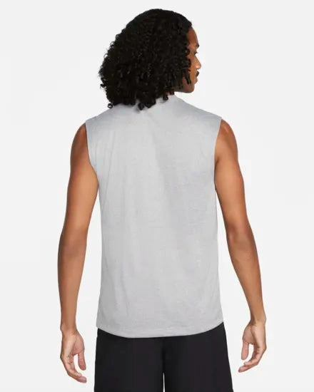 Nike Men Dri-FIT Legend Sleeveless Fitness Training T-Shirt-Grey-L-2