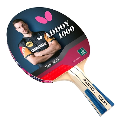 Butterfly Addoy 1000 Shakehand Ping Pong Paddle: Beginner-Friendly Table Tennis Bat with Maximum Control and Spin-3