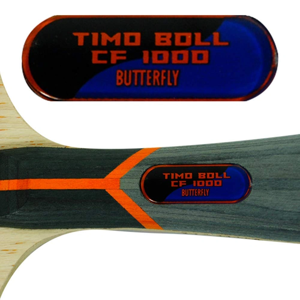 Butterfly Timo Boll CF 1000 Shakehand Ping Pong Paddle: Hybrid Wood and Carbon Fiber Table Tennis Bat for Enhanced Performance-3