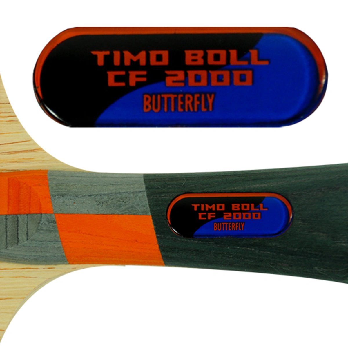 Butterfly Timo Boll CF 2000 Shakehand Ping Pong Paddle: High-Speed Table Tennis Bat for Novice to Intermediate Players-3