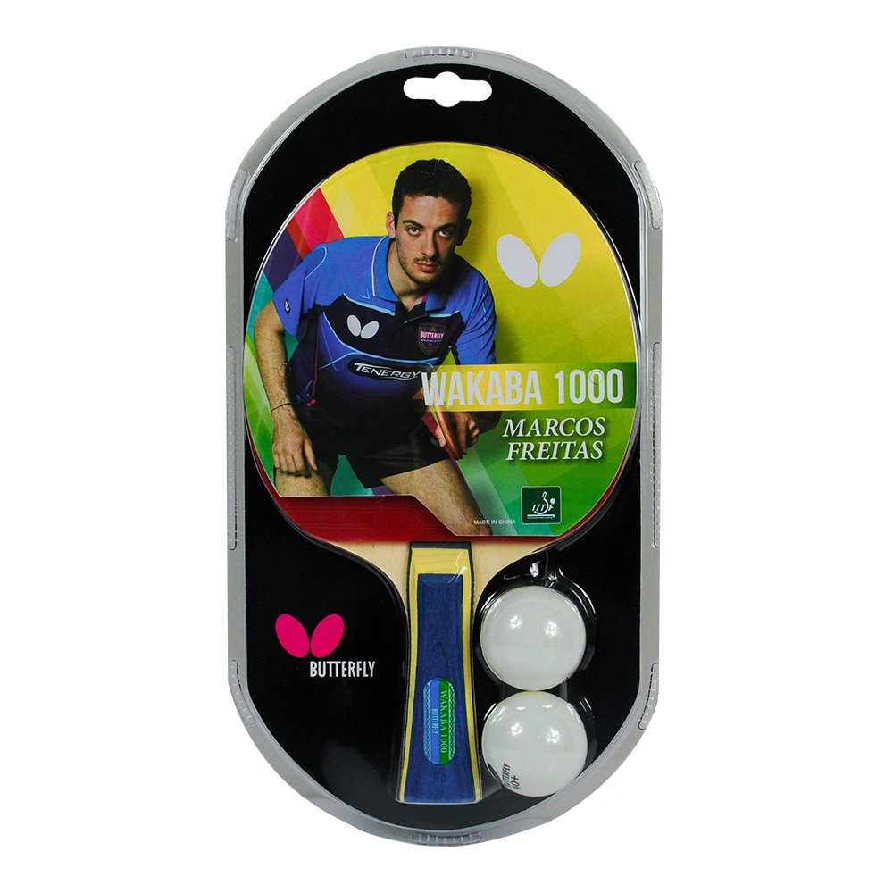 Butterfly Wakaba 1000 Shakehand Ping Pong Paddle: Best Table Tennis Bat for Beginners and Intermediate Players in India-987