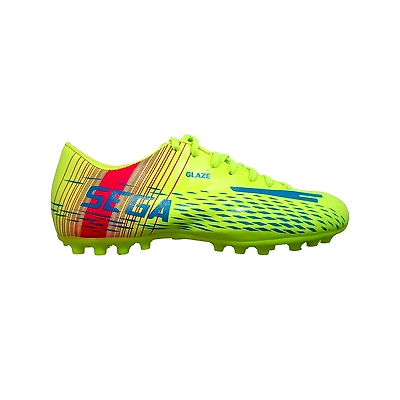 Sega Glaze Football Shoes-LIME/BLUE-10-3