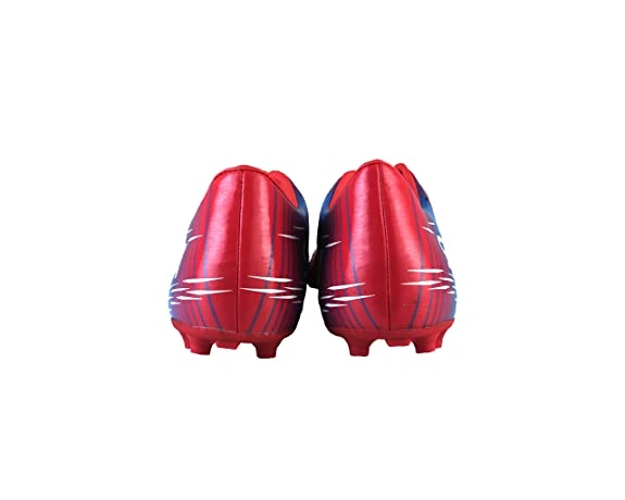 Sega Glaze Football Shoes-RED &amp; WHITE-10-5