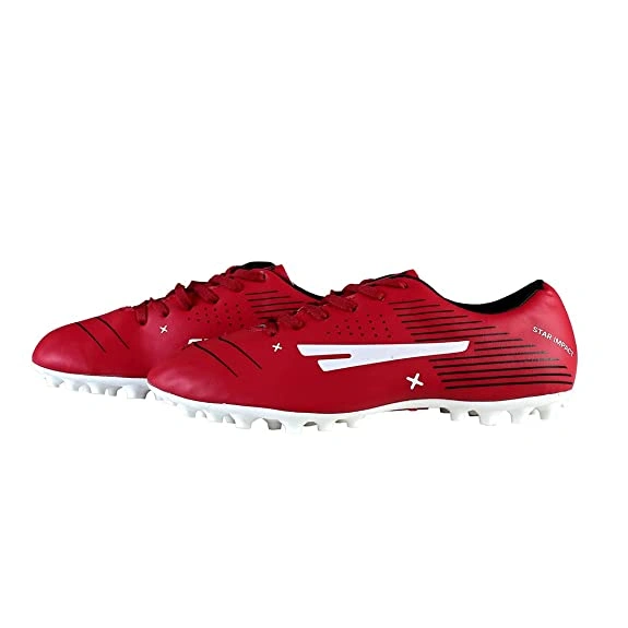 Sega Primer Men's Football Shoes-RED-10-5