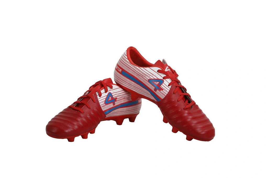 Sega Raptor Football Shoes-10-RED &amp; WHITE-6