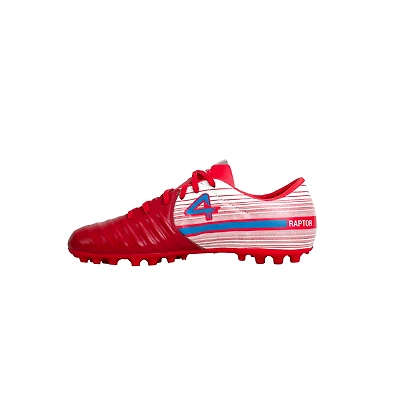 Sega Raptor Football Shoes-RED &amp; WHITE-8-1