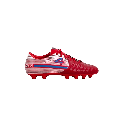Sega Raptor Football Shoes-RED &amp; WHITE-8-3