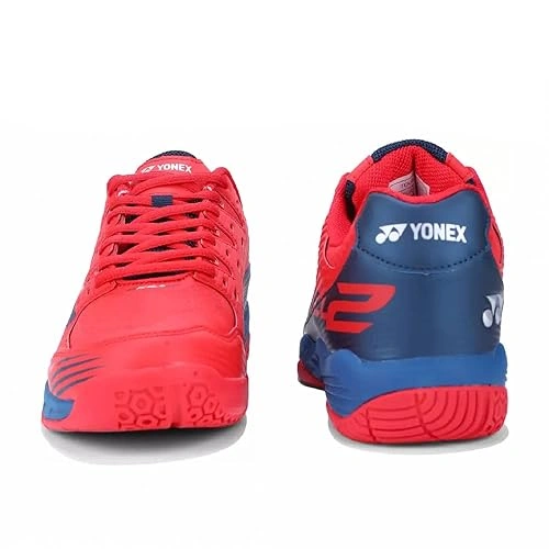 Yonex Tour Skill 2 Junior Badminton Shoes -POPPY RED COBALT-2-5