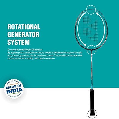 Yonex Astrox Attack 9 Badminton Racquet-TURQUOISE GREEN-5
