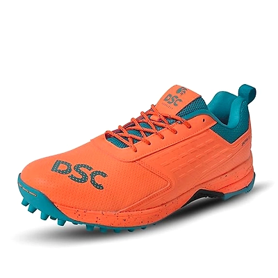 DSC Jaffa 22 Cricket Shoes for Men: Lightweight and Durable Cricket Shoes with Synthetic Leather Upper and Rubber Outsole-8-OR23-1