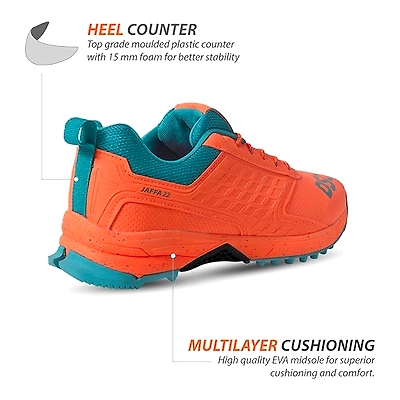 DSC Jaffa 22 Cricket Shoes for Men: Lightweight and Durable Cricket Shoes with Synthetic Leather Upper and Rubber Outsole-8-OR23-5