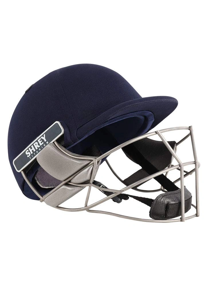 Shrey Pro Guard Air Titanium Cricket Helmet -NAVY-L-5