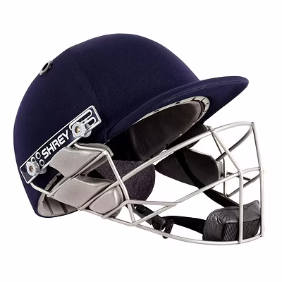 Shrey Pro Guard Stainless Steel Cricket Helmet-NAVY-M-5