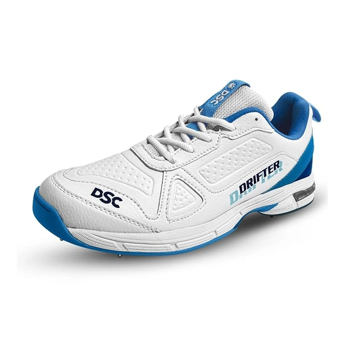 DSC Drifter Cricket Shoes for Men: Durable, High-Performance Cricket Shoes with Ventilation and Ankle Support-11-BL23-1