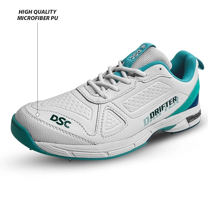 DSC Drifter Cricket Shoes for Men: Durable, High-Performance Cricket Shoes with Ventilation and Ankle Support-11-SG23-1