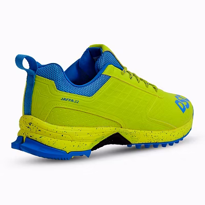 DSC Jaffa 22 Cricket Shoes for Men: Lightweight and Durable Cricket Shoes with Synthetic Leather Upper and Rubber Outsole-7-FLOROCENT YELLOW-5