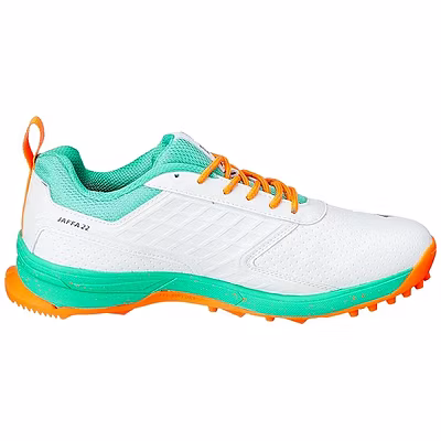 DSC Jaffa 22 Cricket Shoes for Men: Lightweight and Durable Cricket Shoes with Synthetic Leather Upper and Rubber Outsole-9-SEA GREEN-3