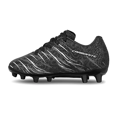 Nivia Carbonite 6.0 Kids' Football Shoes/Cleats - Lightweight &amp; Durable for Young Athletes-BLACK-S12-1