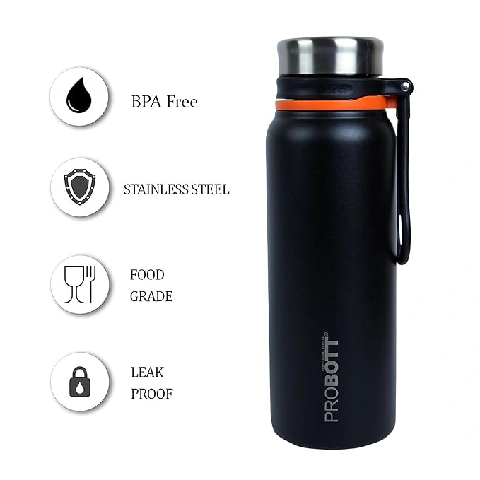 PROBOTT Thermosteel Marine Vacuum Flask (830ml) -BLACK-830 ml-5