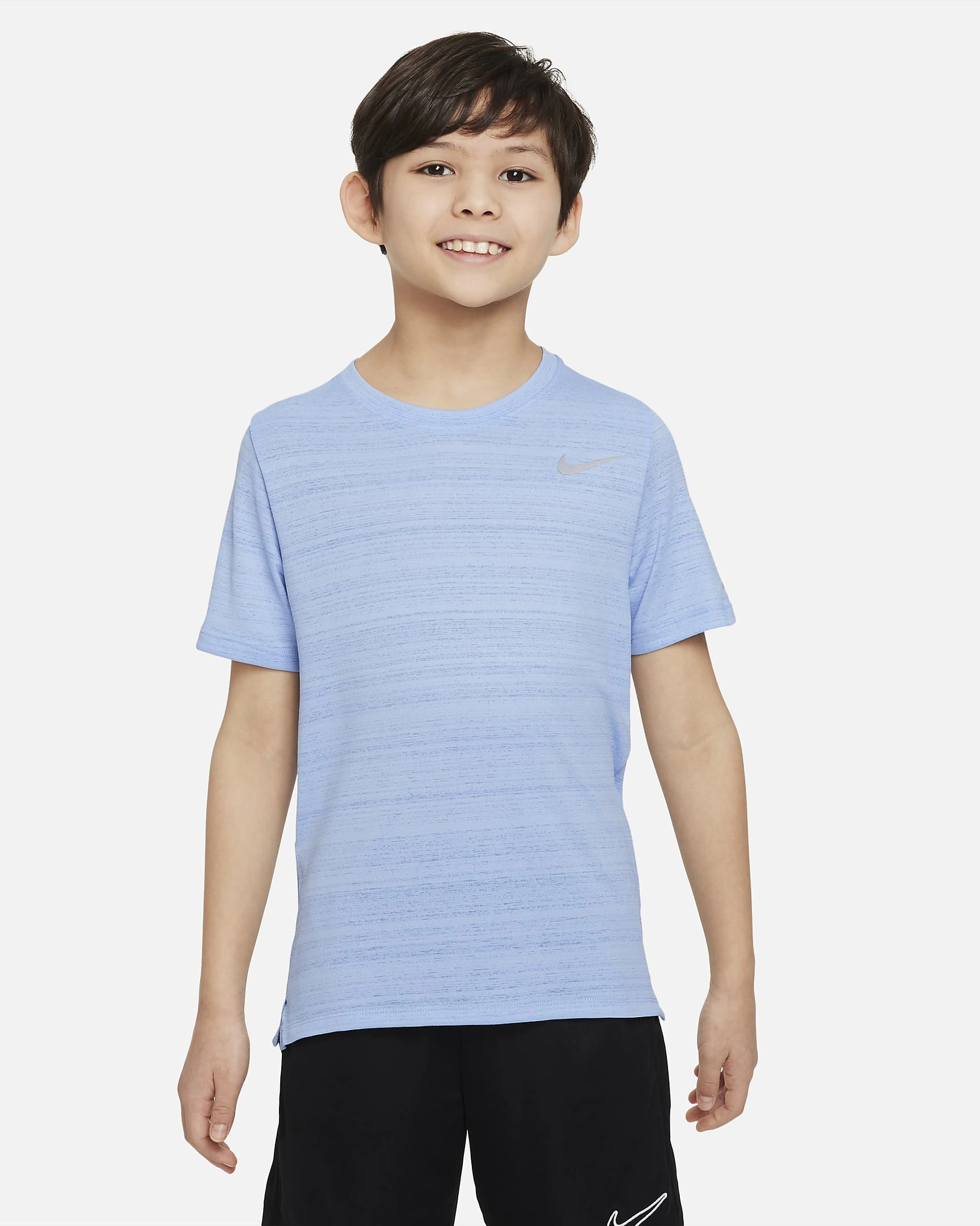 Nike Unisex Kids' Dri-FIT Miler T-Shirt - Breathable and Quick-Drying for Young Athletes-479-L-1