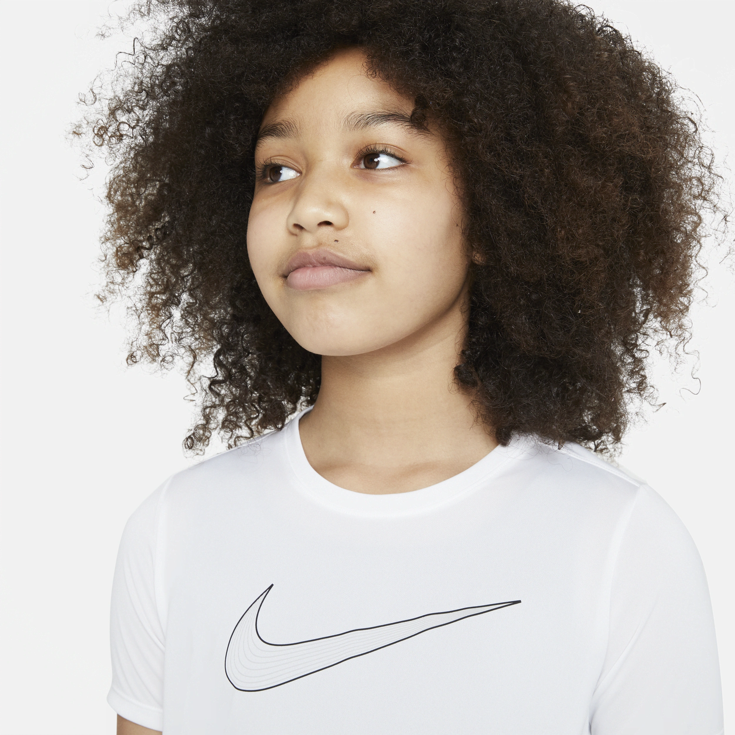 Nike Dri-FIT One Kids' Short-Sleeve Top - Comfortable and Moisture-Wicking for Active Kids-100-S-5