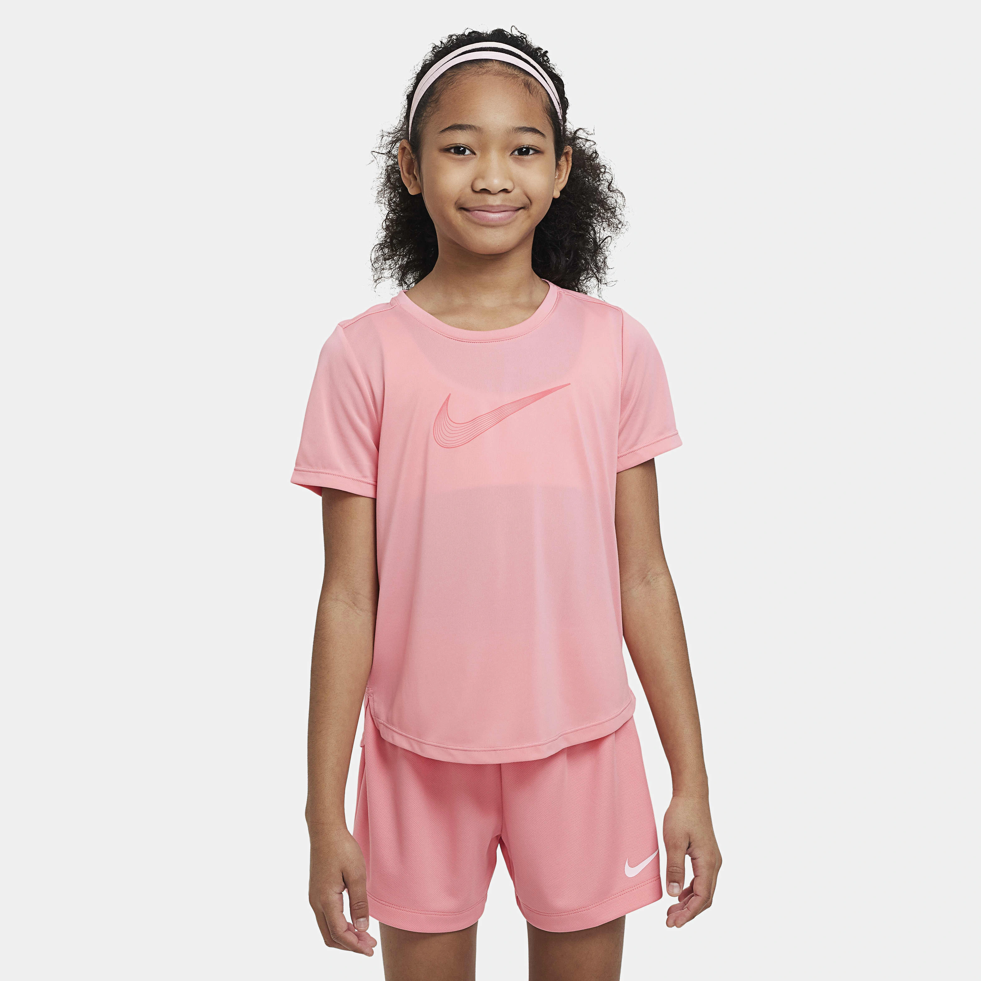 Nike Dri-FIT One Kids' Short-Sleeve Top - Comfortable and Moisture-Wicking for Active Kids-611-XL-1