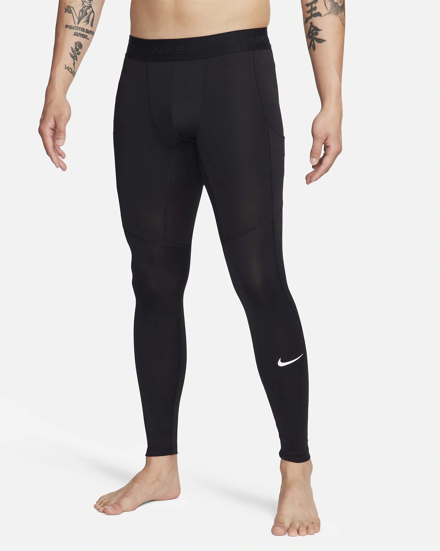 Nike Pro Men's Dri-FIT Fitness Tights - Compression Fit &amp; Support for Optimal Performance During Workouts-10-M-1