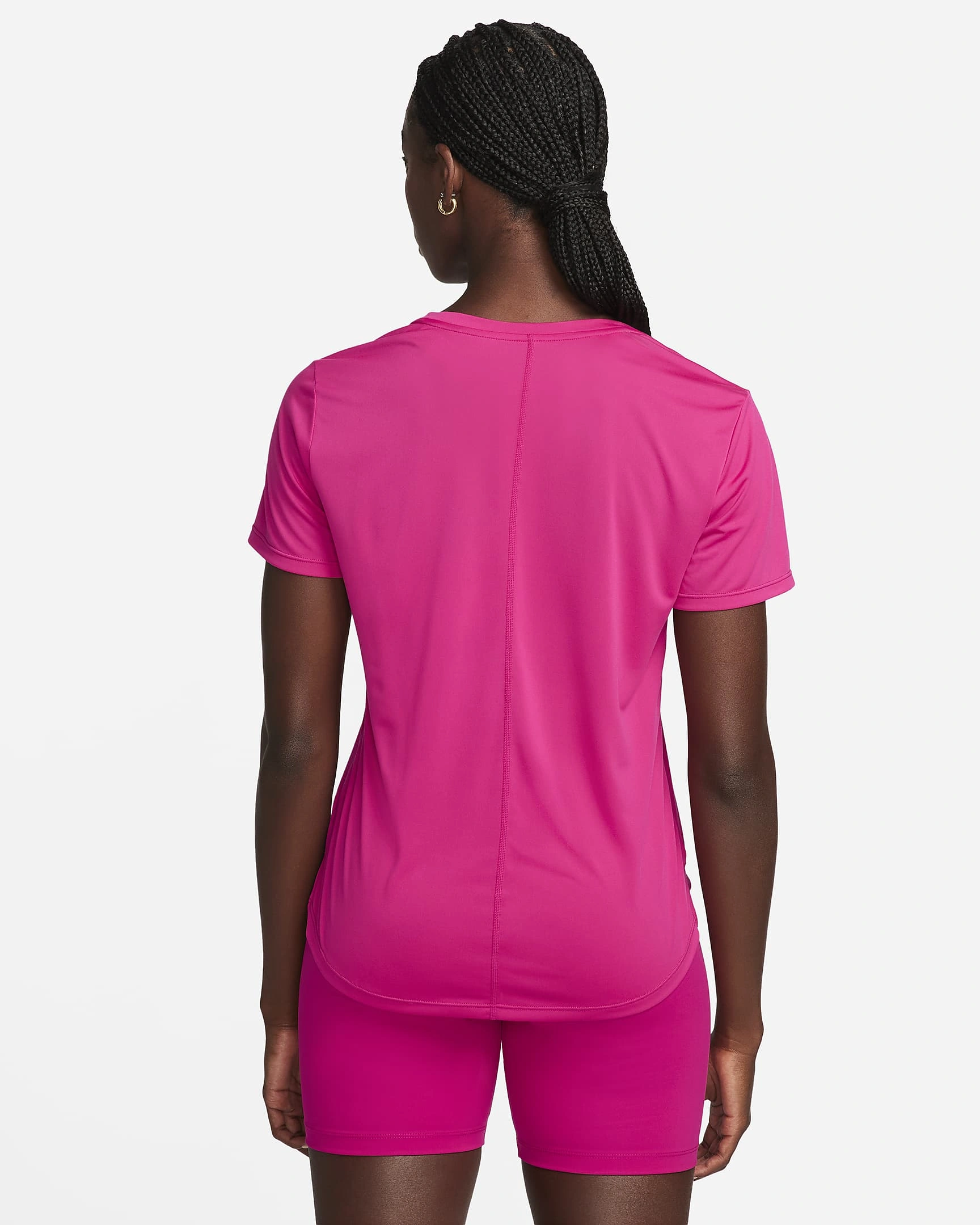 Nike Dri-FIT One Women's Standard-Fit Short-Sleeve Top - Comfortable and Versatile Athletic Wear for All Your Workouts-615-L-3