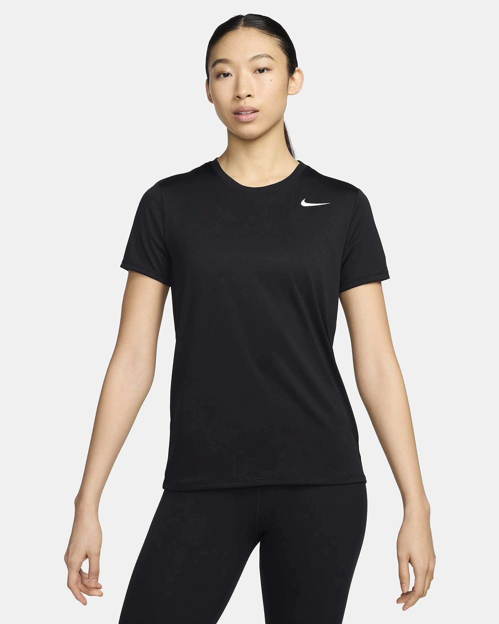 Nike Dri-FIT Women's T-Shirt - Moisture-Wicking and Breathable Athletic Wear for Superior Comfort During Workouts-S-10-1