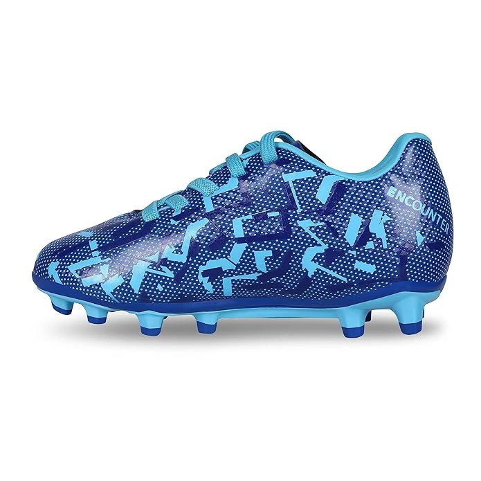 Nivia Encounter 10.0 Football Studs for Kids - Comfortable and Durable Football Shoes for Young Players-ROYAL BLUE-S11-1