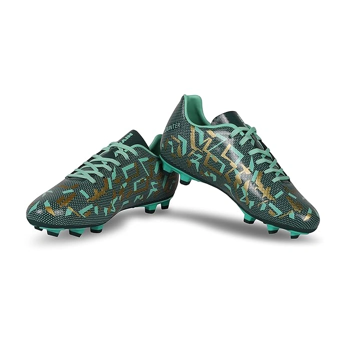 Nivia Encounter 10.0 Football Studs for Men - Durable and Comfortable Shoes for Superior Football Performance-HUNTER GREEN-10-1