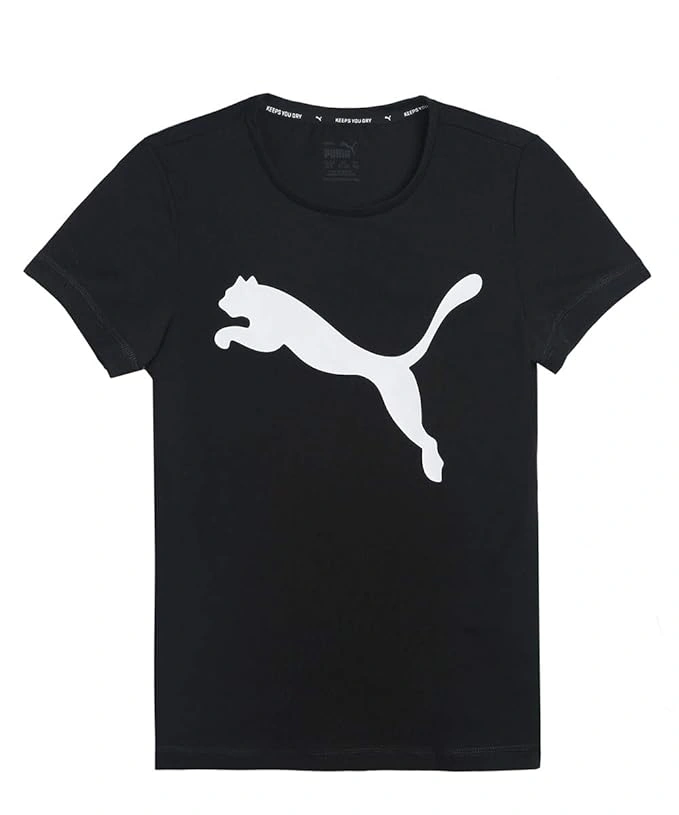 Puma Girl's Regular Fit T-Shirt - Stylish and Comfortable Everyday Wear for Active Girls-1-140-1