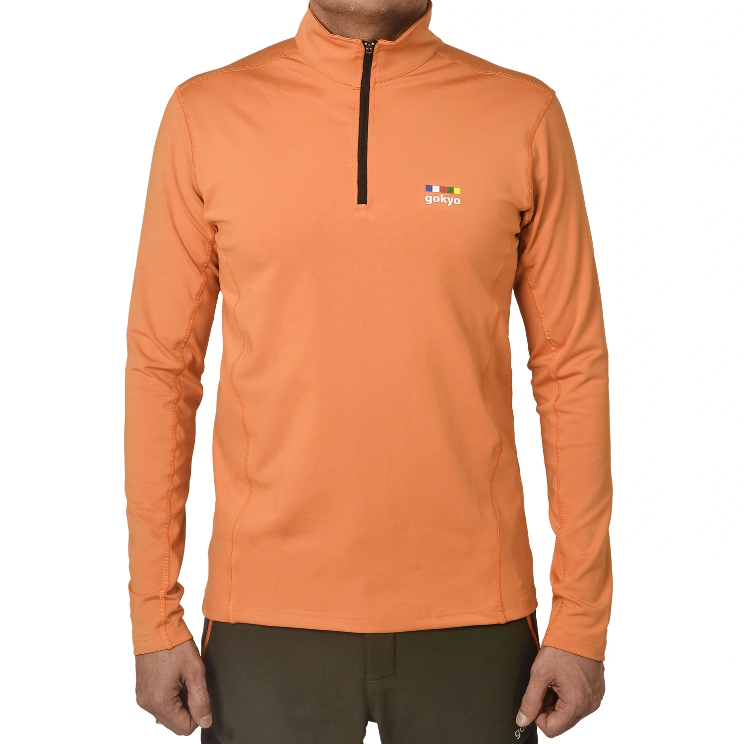 K2 Ultrasoft Trekking T-Shirt for Men -XS-Pumpkin-1