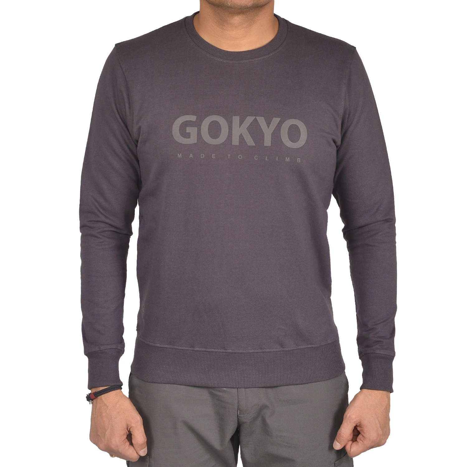 Kaza Sweatshirt -Dark Grey-L-1