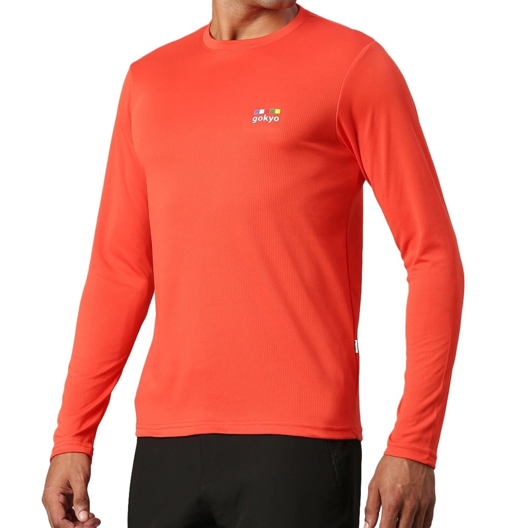 Kailimpong Outdoor &amp; Multipurpose Dry-Fit T-shirt: Lightweight and Breathable Shirt for Indoor and Outdoor Activities-Scarlet-M-5