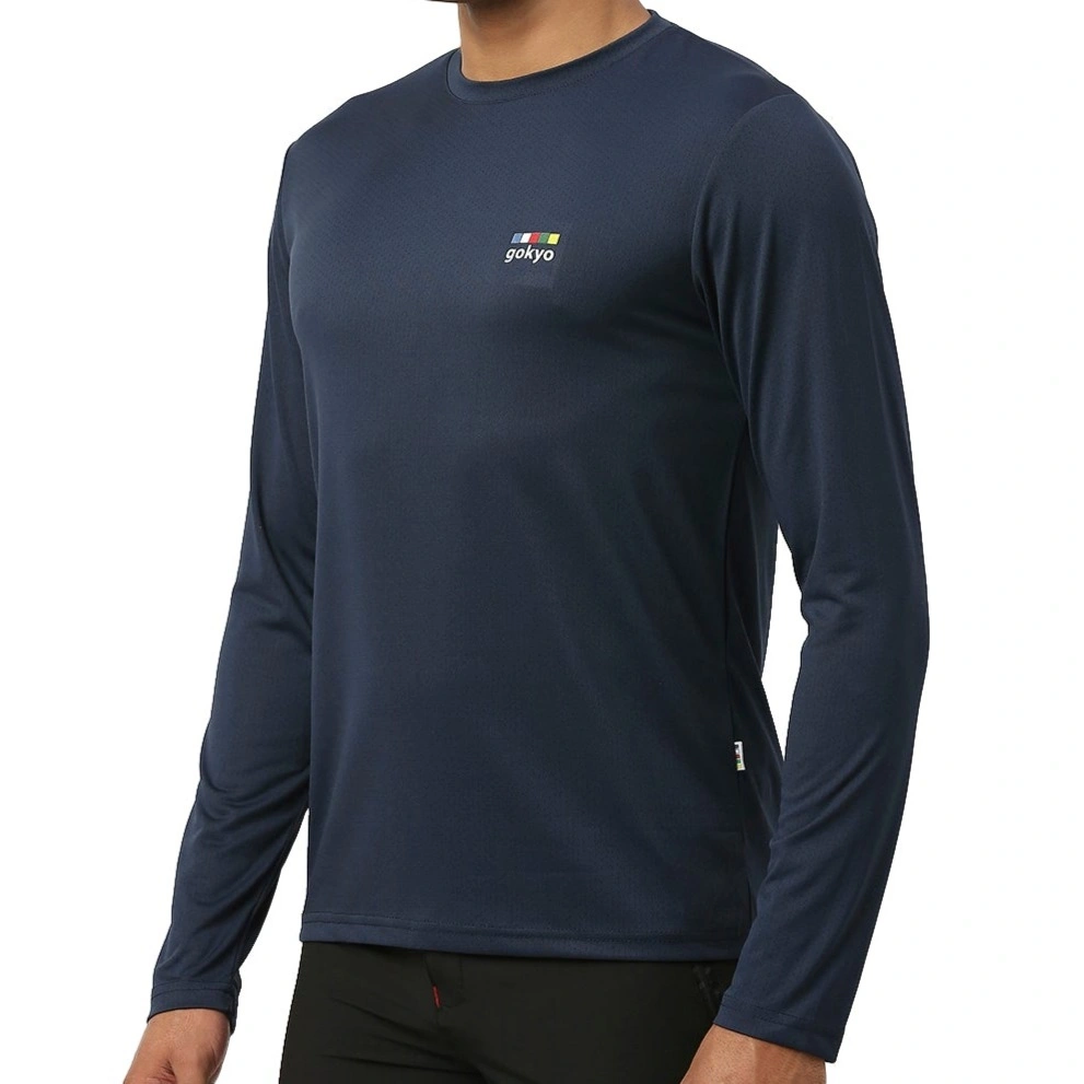 Kailimpong Outdoor &amp; Multipurpose Dry-Fit T-shirt: Lightweight and Breathable Shirt for Indoor and Outdoor Activities-Navy-M-5