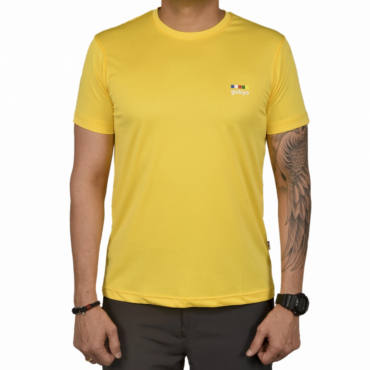 Kalimpong Activewear DryFit T-shirt: Lightweight and Breathable Performance Shirt for Active Men and Women-XS-Lemon Yellow-1