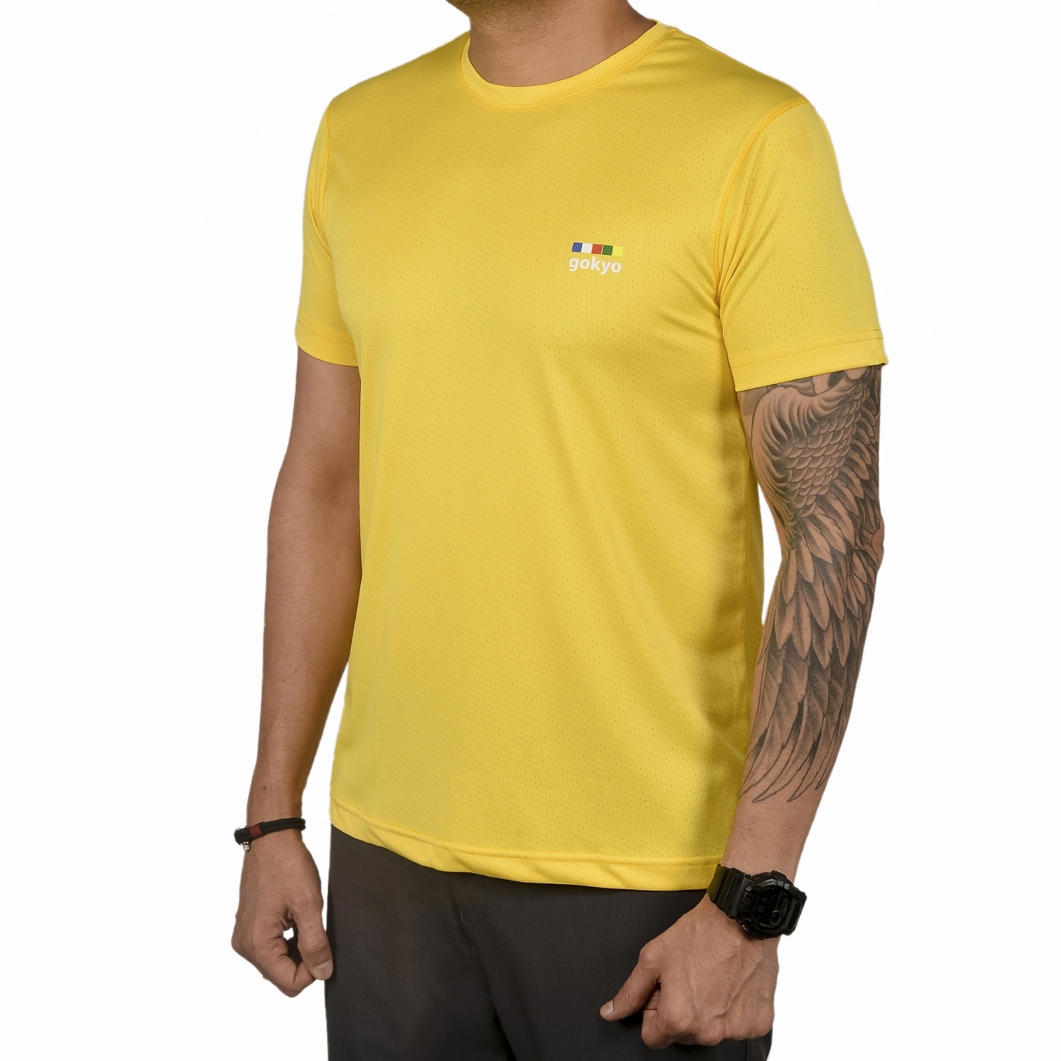 Kalimpong Activewear DryFit T-shirt: Lightweight and Breathable Performance Shirt for Active Men and Women-XS-Lemon Yellow-5