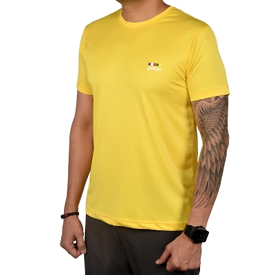 Kalimpong Activewear DryFit T-shirt: Lightweight and Breathable Performance Shirt for Active Men and Women-XL-Lemon Yellow-5