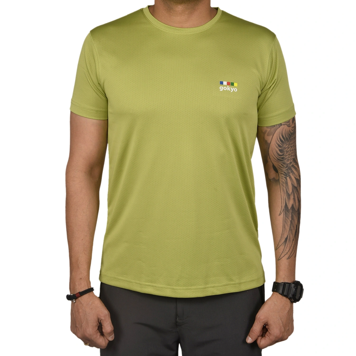 Kalimpong Activewear DryFit T-shirt: Lightweight and Breathable Performance Shirt for Active Men and Women-Green-XS-1