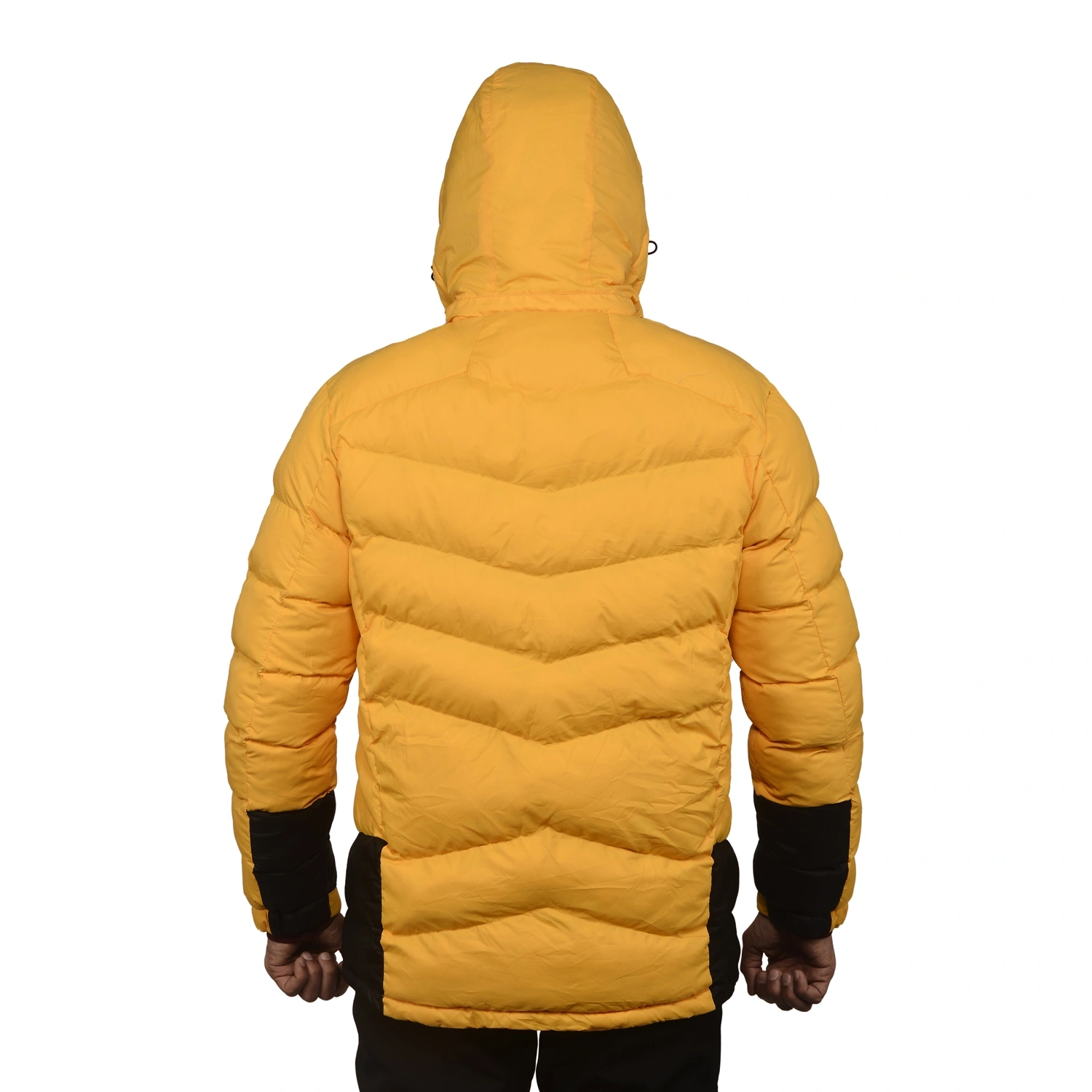 K2 Survivor Down Jacket for Men: Stylized Functionality for Extreme Cold Weather Expeditions (Up to -20°C)-S-Yellow-3