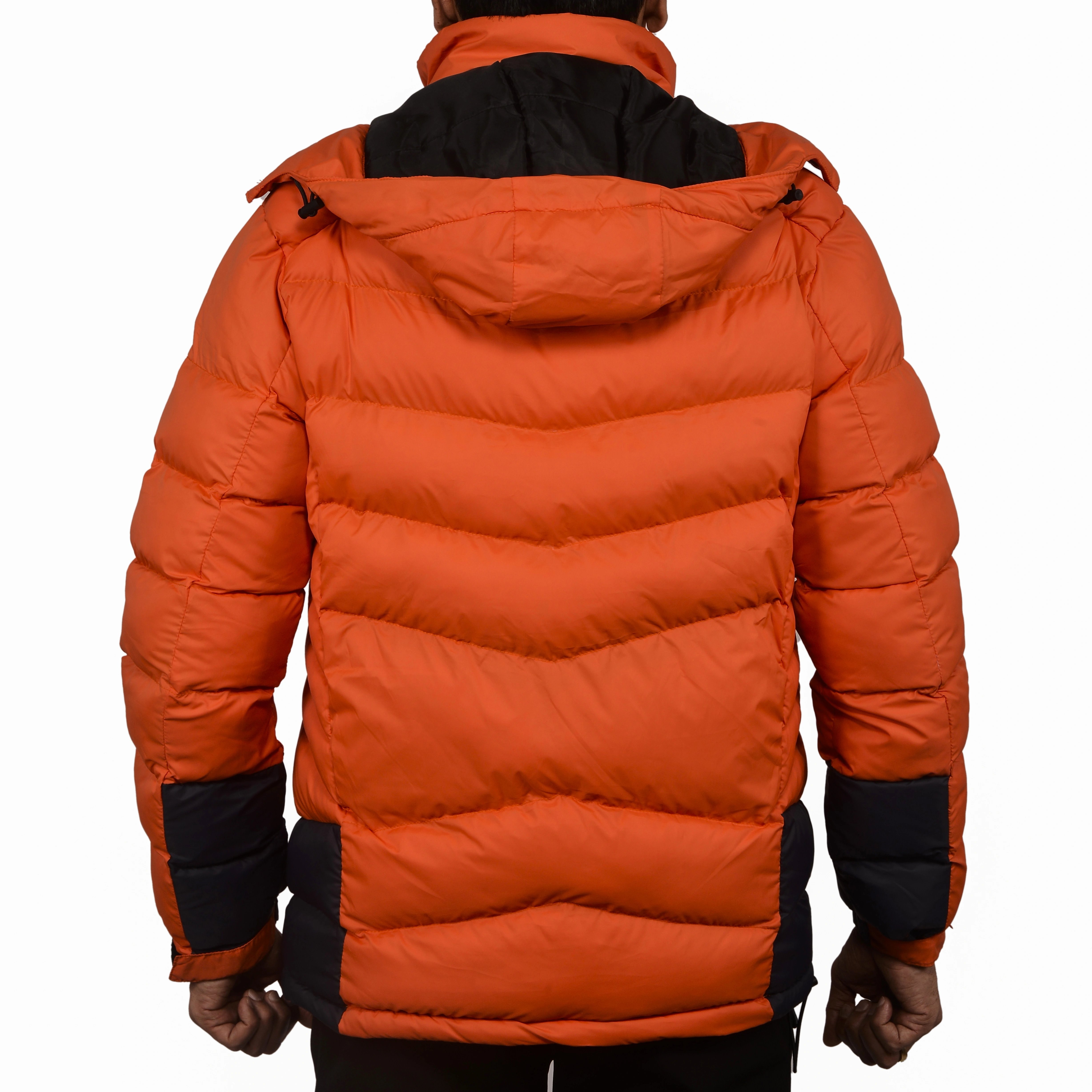 K2 Survivor Down Jacket for Men: Stylized Functionality for Extreme Cold Weather Expeditions (Up to -20°C)-Orange-XS-4