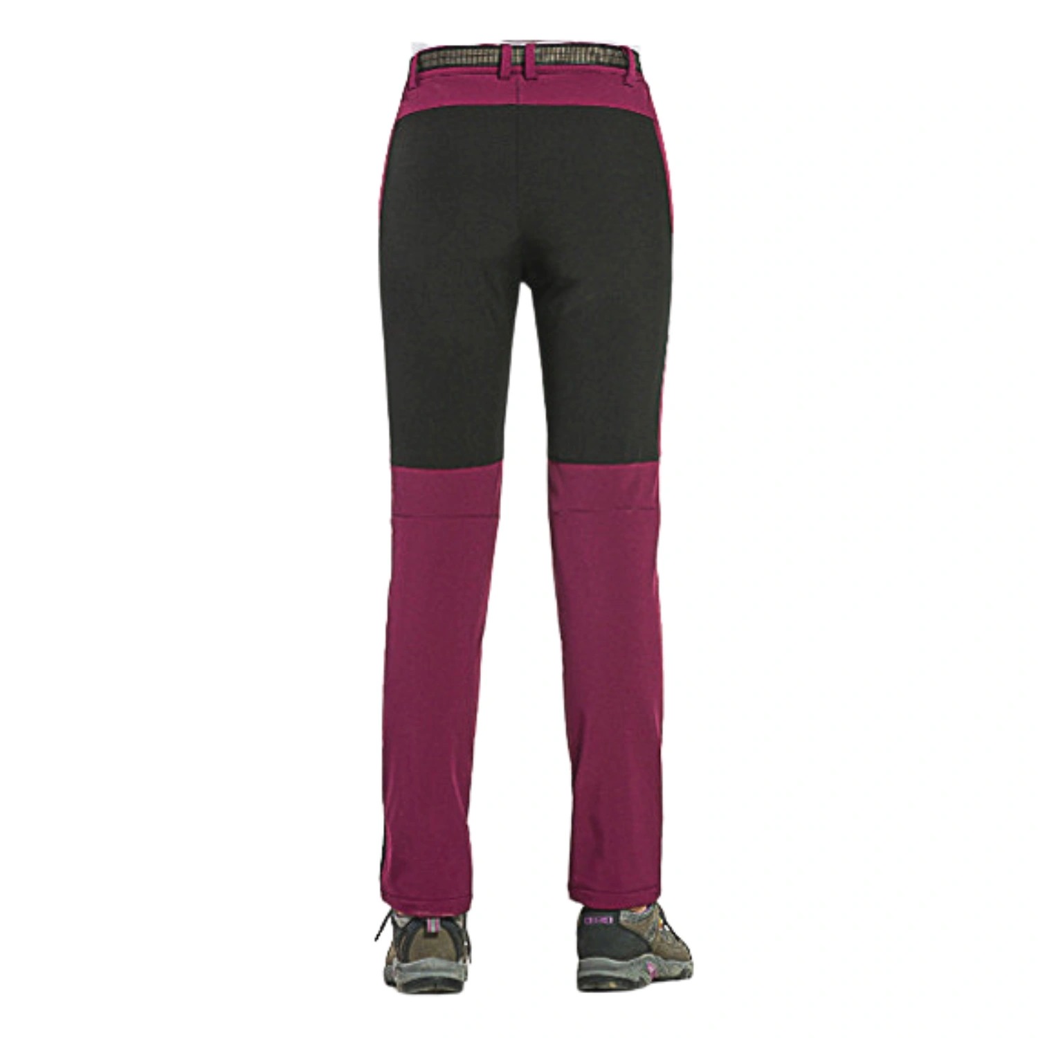 K2 Cold Weather Women's Trekking &amp; Outdoor Pants: Windproof and Water-Resistant Pants with Bonded Fleece Insulation for Extreme Cold-28-Wine-3