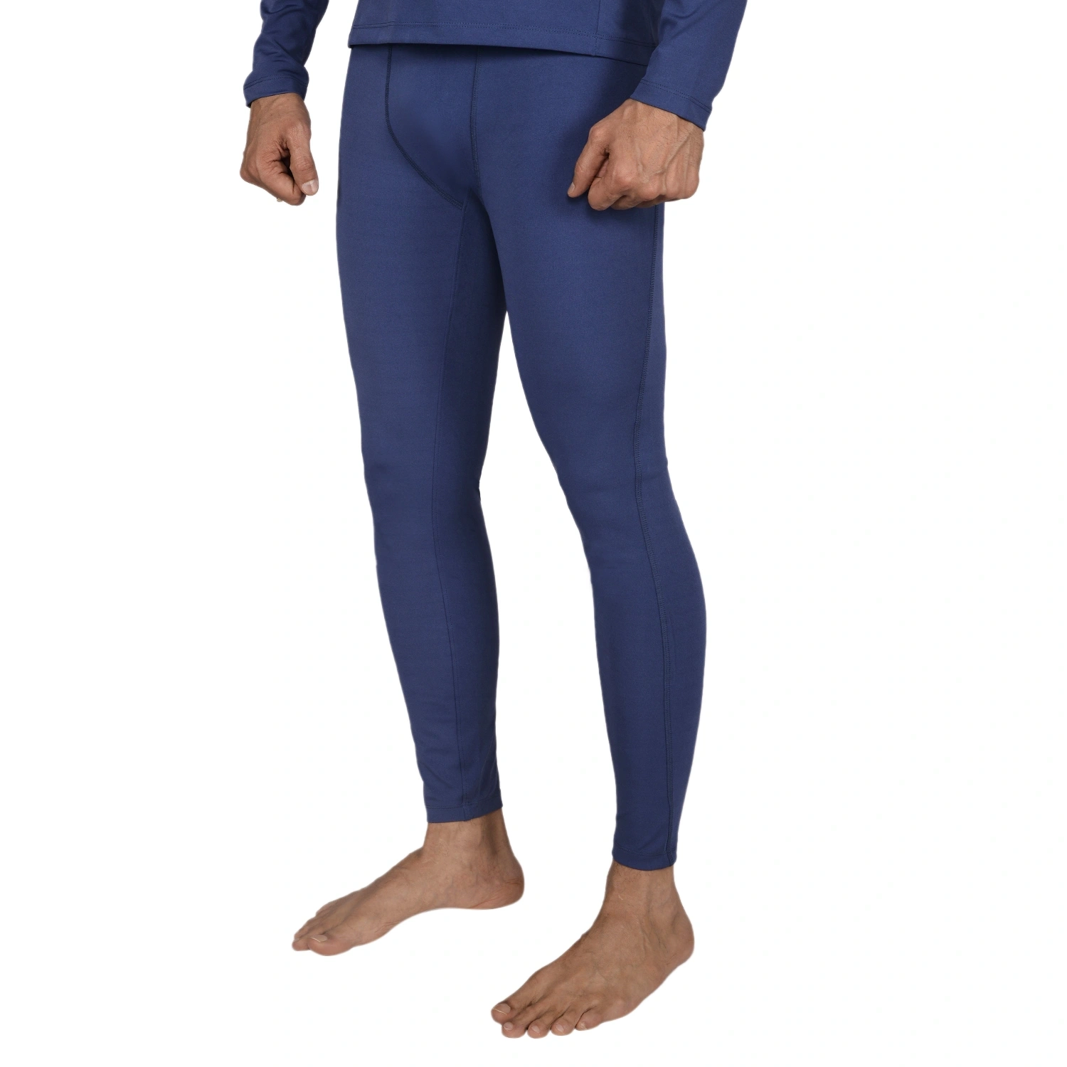 K2 Base Layer Thermals Bottoms: High Spandex Dry Fit Fabric for Optimal Heat Retention During Cold Weather Activities-L-Blue-5