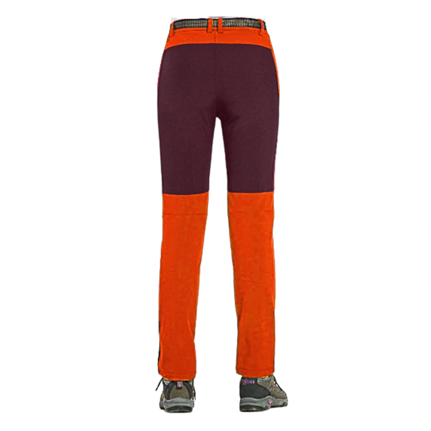 K2 Cold Weather Women's Trekking &amp; Outdoor Pants: Windproof and Water-Resistant Pants with Bonded Fleece Insulation for Extreme Cold-Orange-28-3