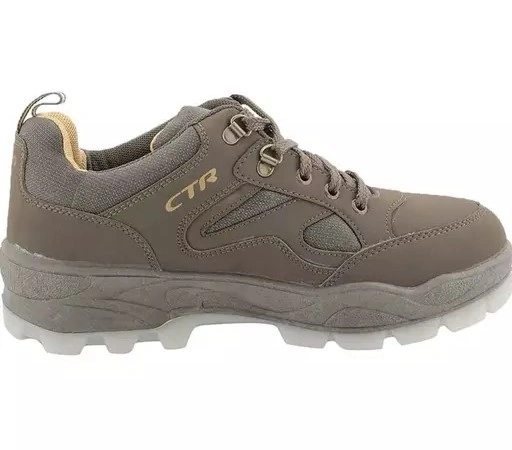 Trekking Shoes - Low Ankle: Lightweight Hiking Shoes with Self-Cleaning Rubber Sole for Men and Women-UK 6-Olive-3