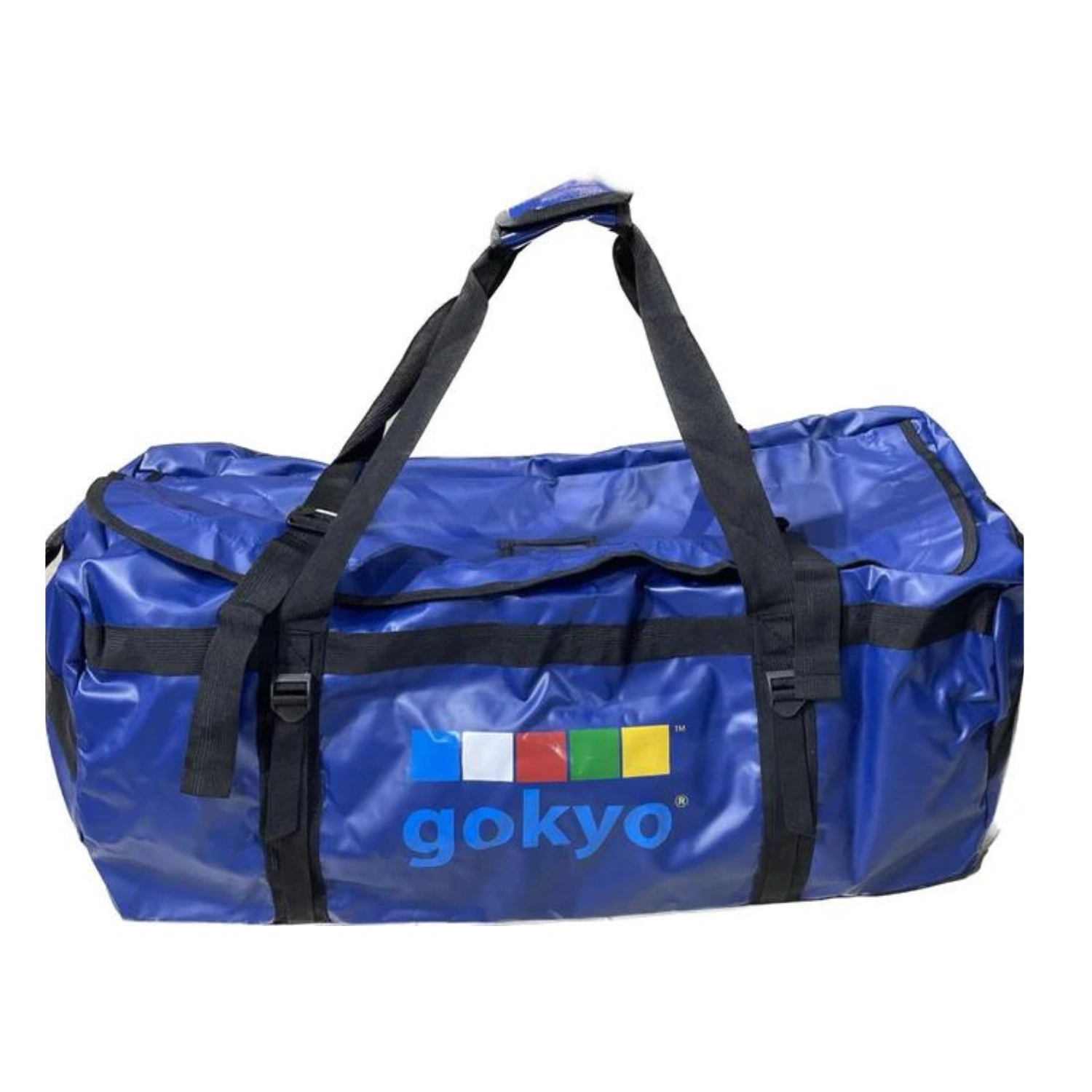 K2 Duffle Bag for Treks &amp; Expeditions: Waterproof and Durable Duffel Bag with Comfortable Straps for Extended Trips-Blue-90 L-1