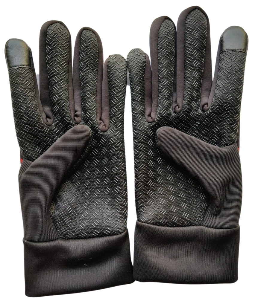 Kaza Cold Weather Windproof Gloves with Touchscreen Compatibility for Staying Warm and Connected All Winter Long-Red-5