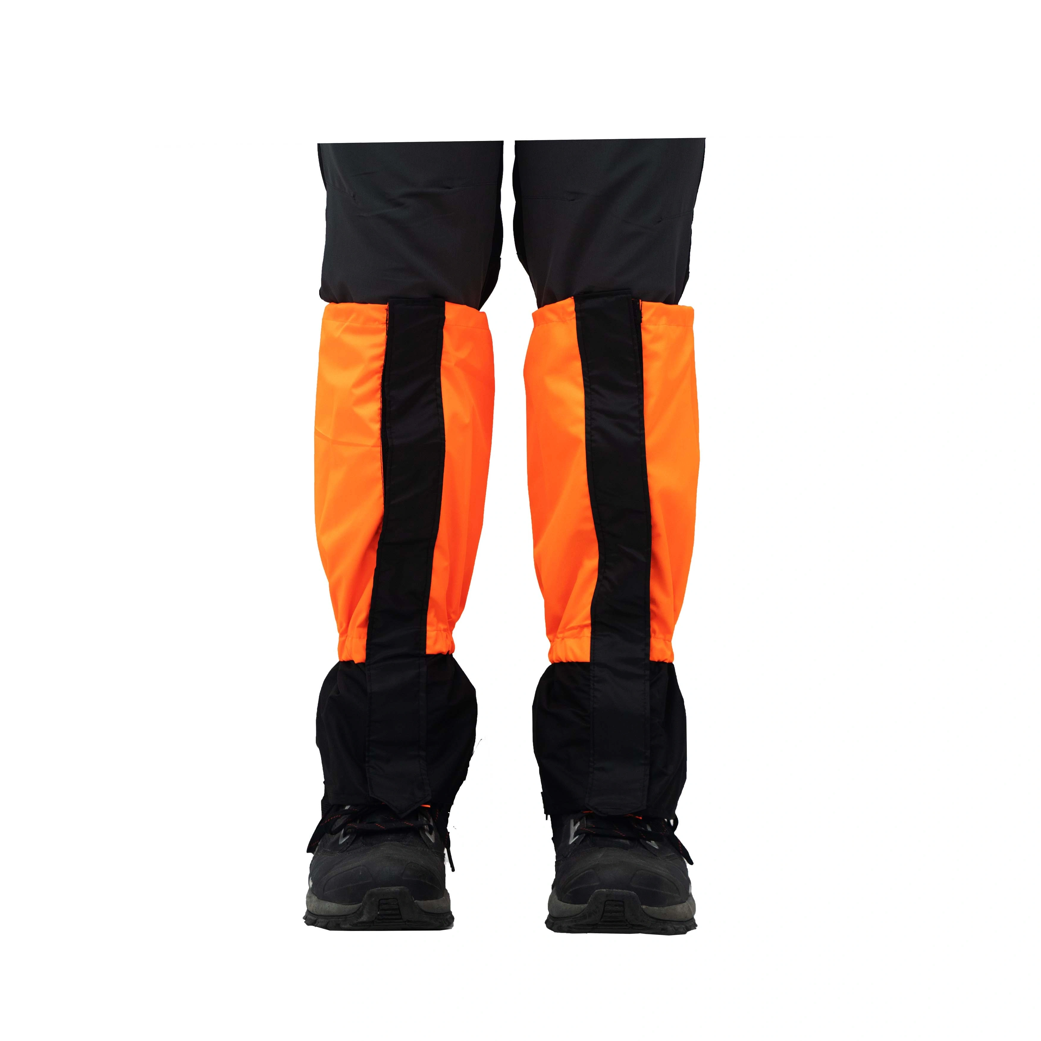 Kaza Shoe Gaiters: Waterproof and Breathable Gaiters for Hiking and Backpacking to Keep Your Feet Dry and Protected-Orange-1