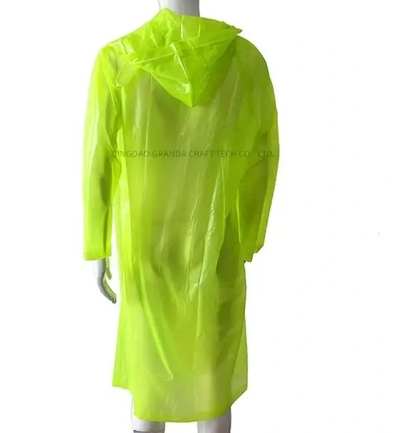 Poncho with Buttons -Green-5